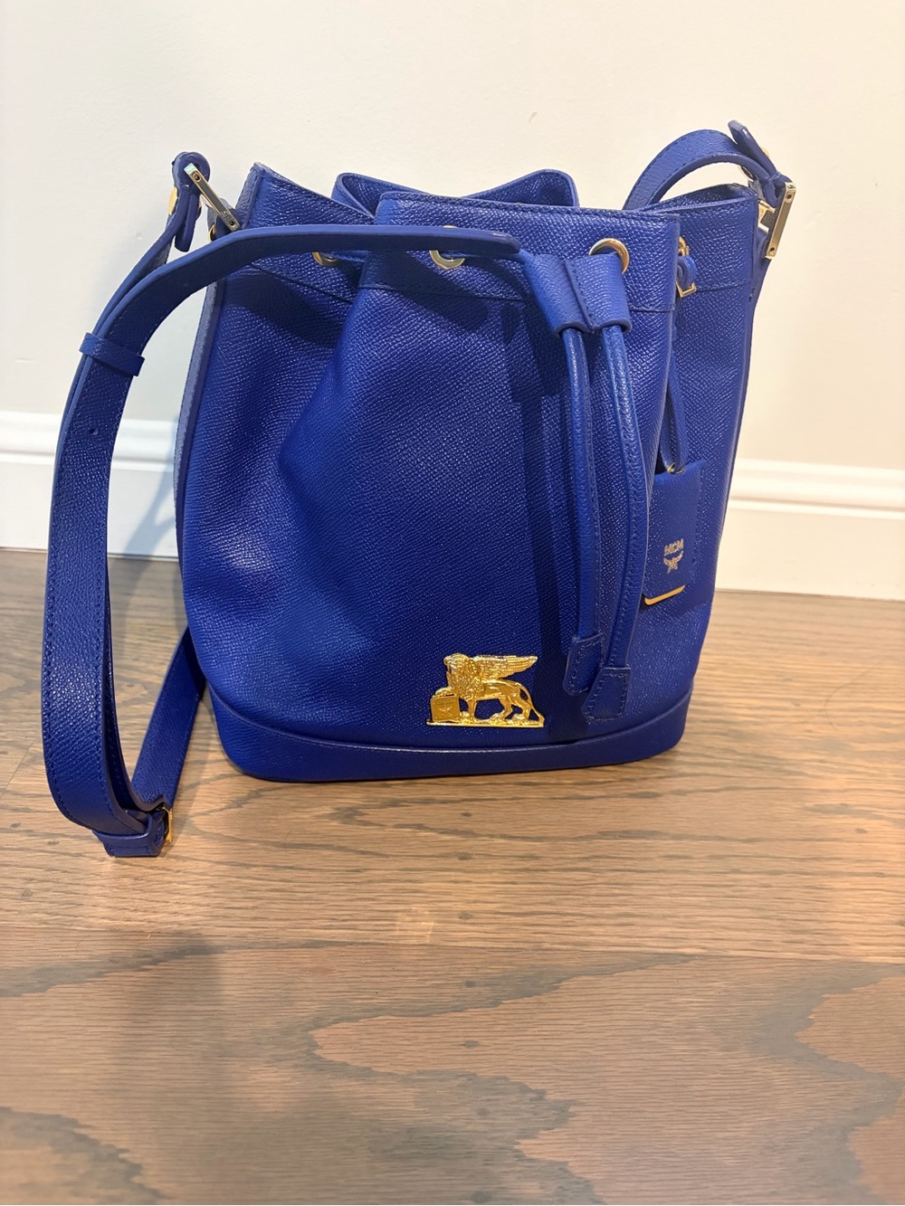 MCM Leather RGB Story Bucket Bag